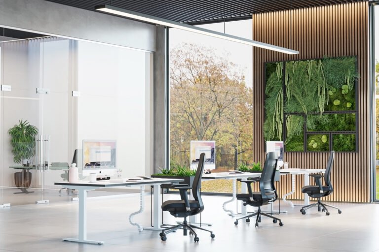 Office furniture shapes productivity and comfort.